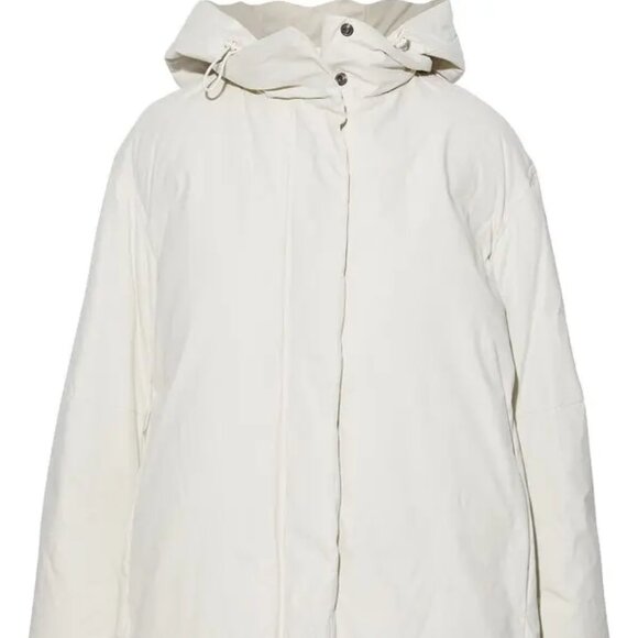 VINCE Washed-canvas hooded coat - Picture 1 of 6